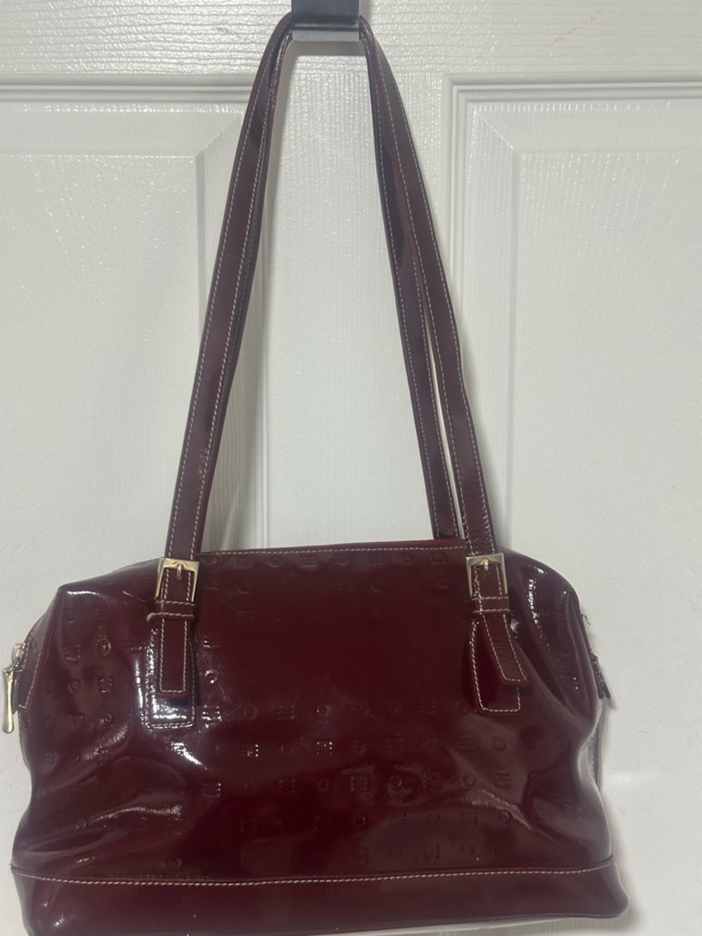 Arcadia Patent Leather Shoulder Bag